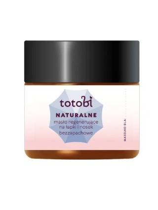 Totobi Naturalne Masełko Regenerujące na Łapki i Nosek Bezzapachowe dla Psów i Kotów 50 ml