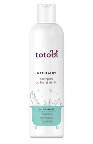 Totobi Naturalny Szampon do Białej Sierści dla Psa 300 ml