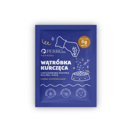 Wątróbka kurczęca liofilizowana posypka PERROland TOPPERS 8 g