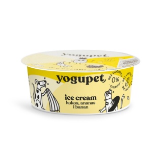 Yogupet LODY dla psa i kota Yellow Ice 110g żółte owoce